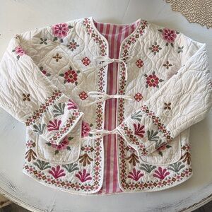 Floral Embroidered Jacket
